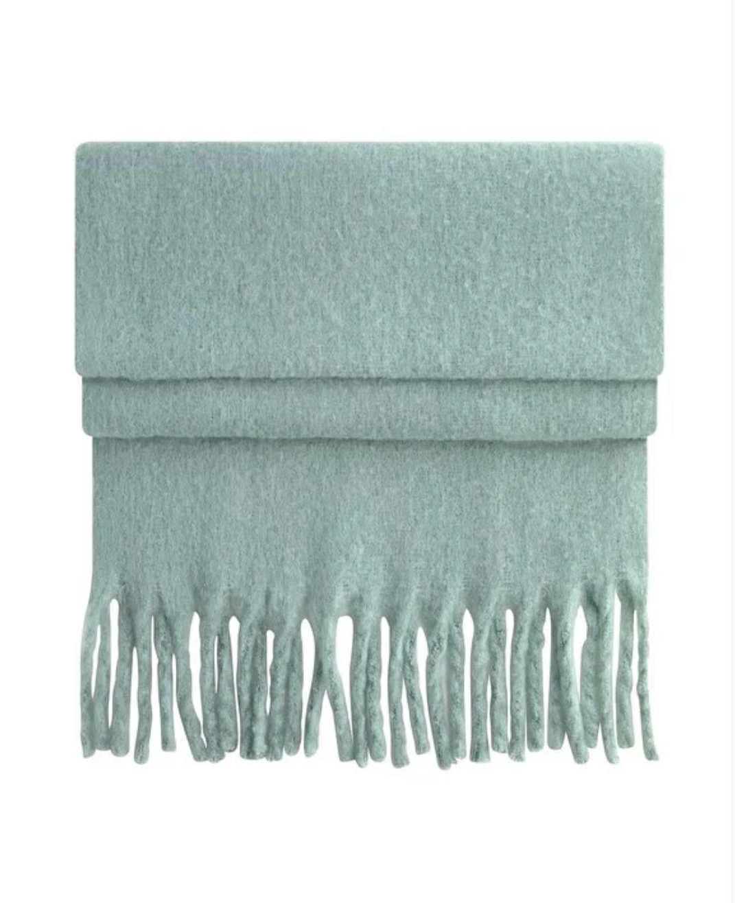 Fluffy Plain Oversized Scarf