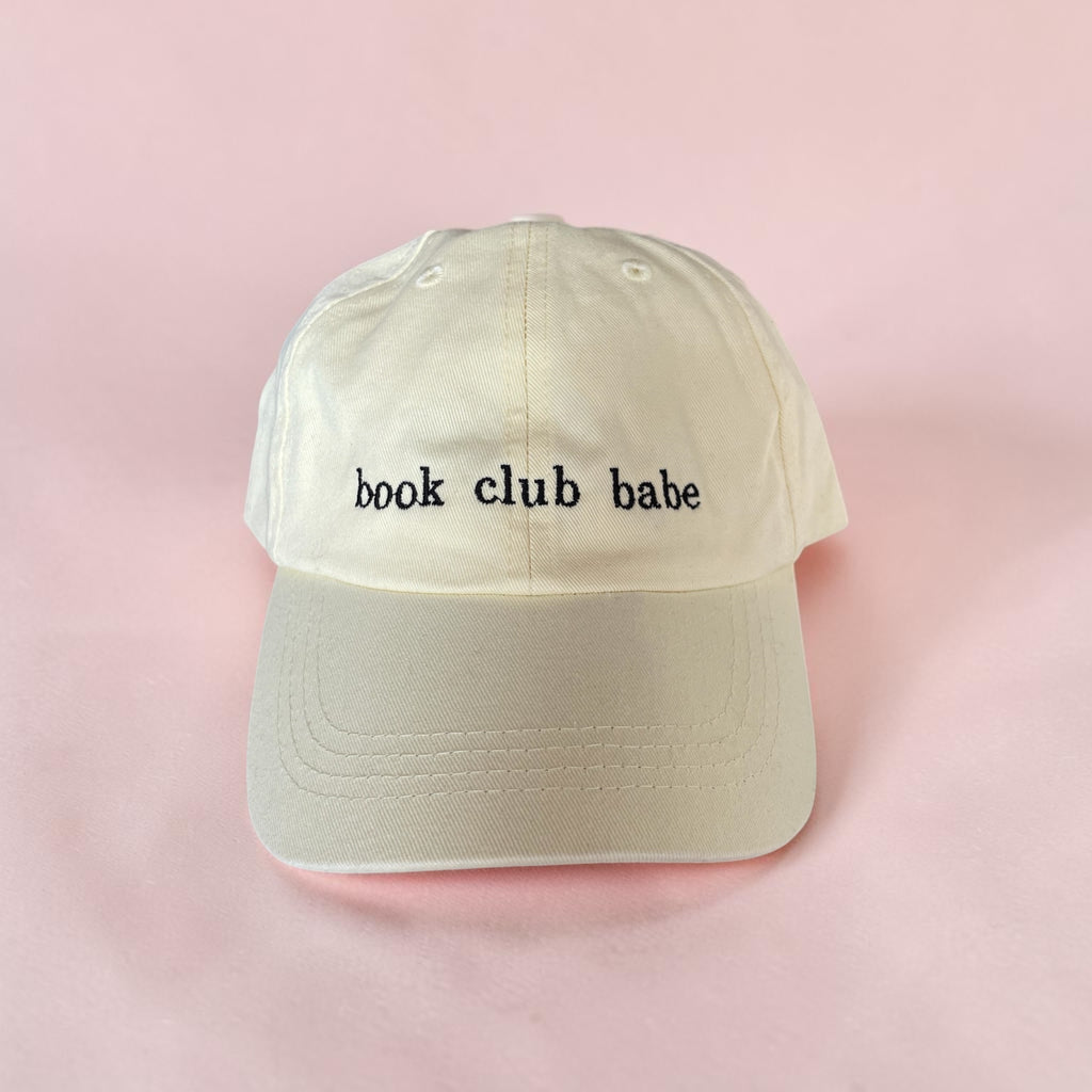 ‘Book Club Babe’ Low profile dad style cap