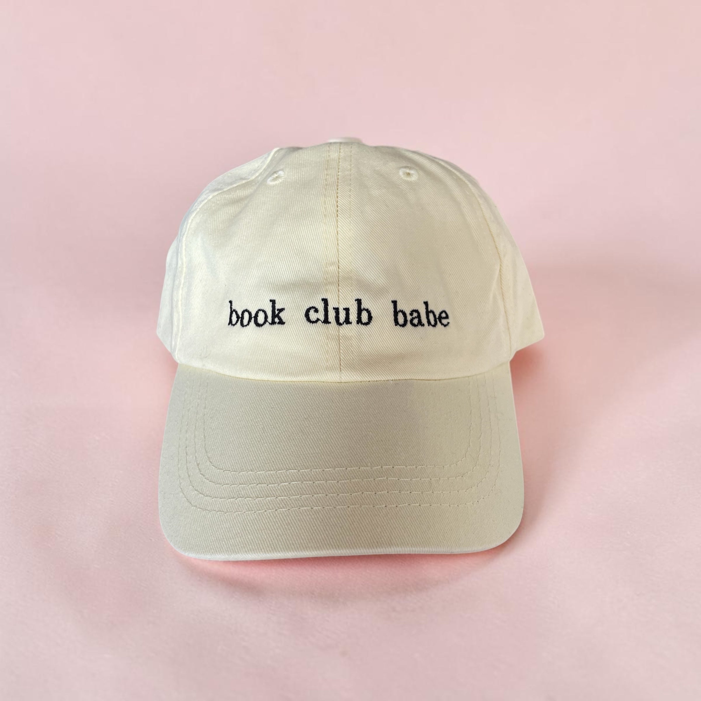 ‘Book Club Babe’ Low profile dad style cap