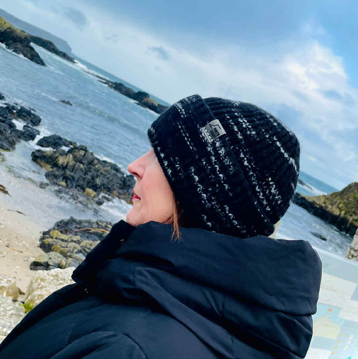 Heavyweight Multi-yarn beanie Midnight Haze