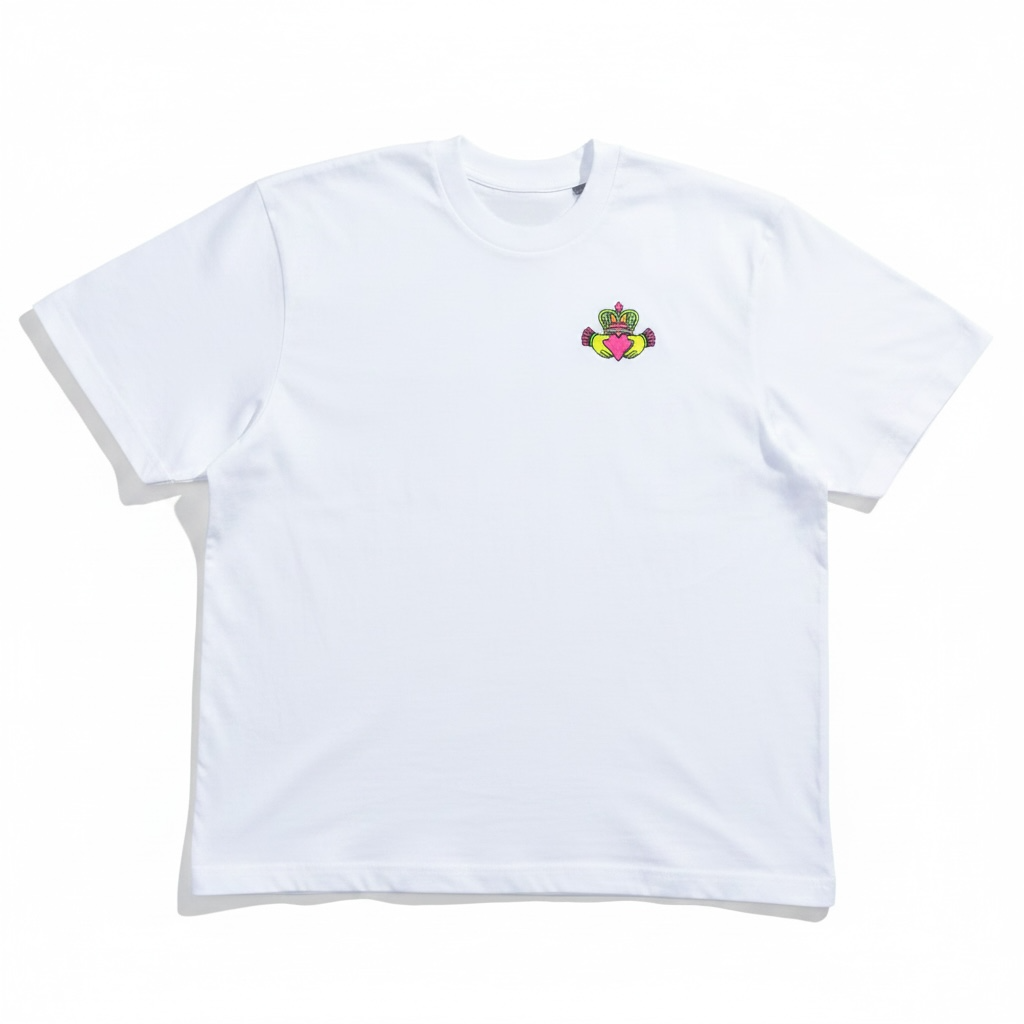 Neon Claddagh Oversized T-Shirt