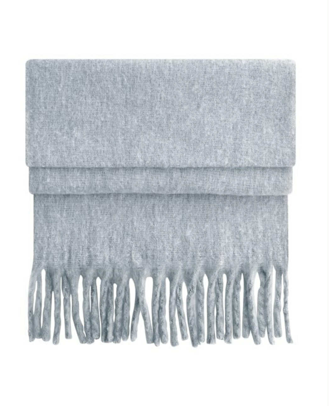 Fluffy Plain Oversized Scarf