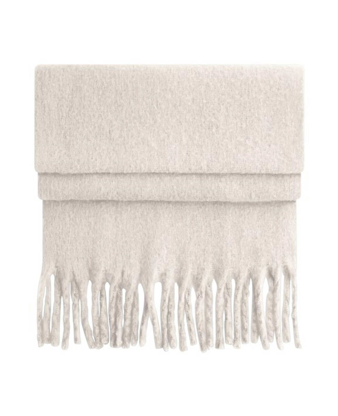 Fluffy Plain Oversized Scarf