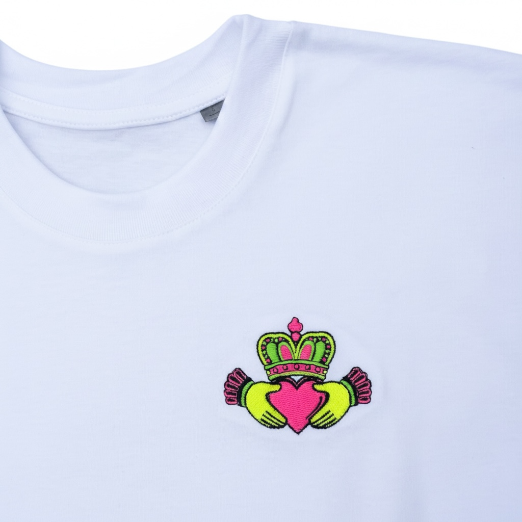 Neon Claddagh Oversized T-Shirt