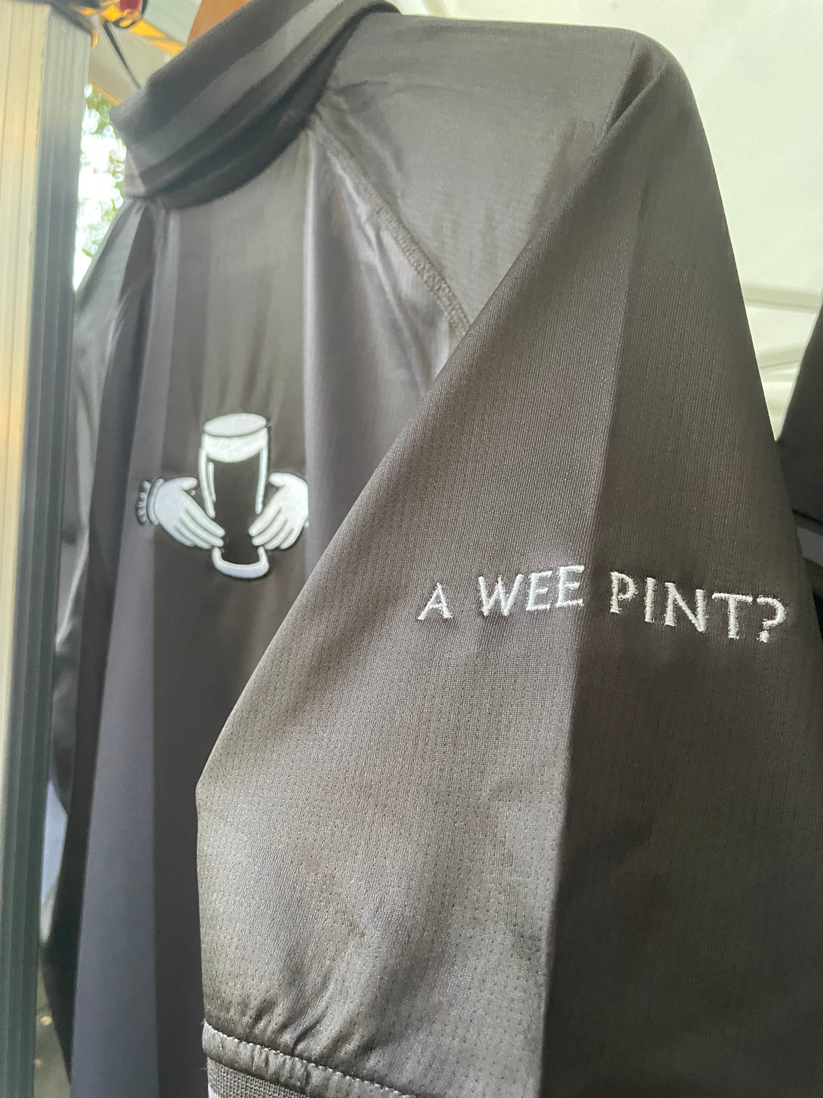‘A WEE PINT’ Embroidered Unisex Top
