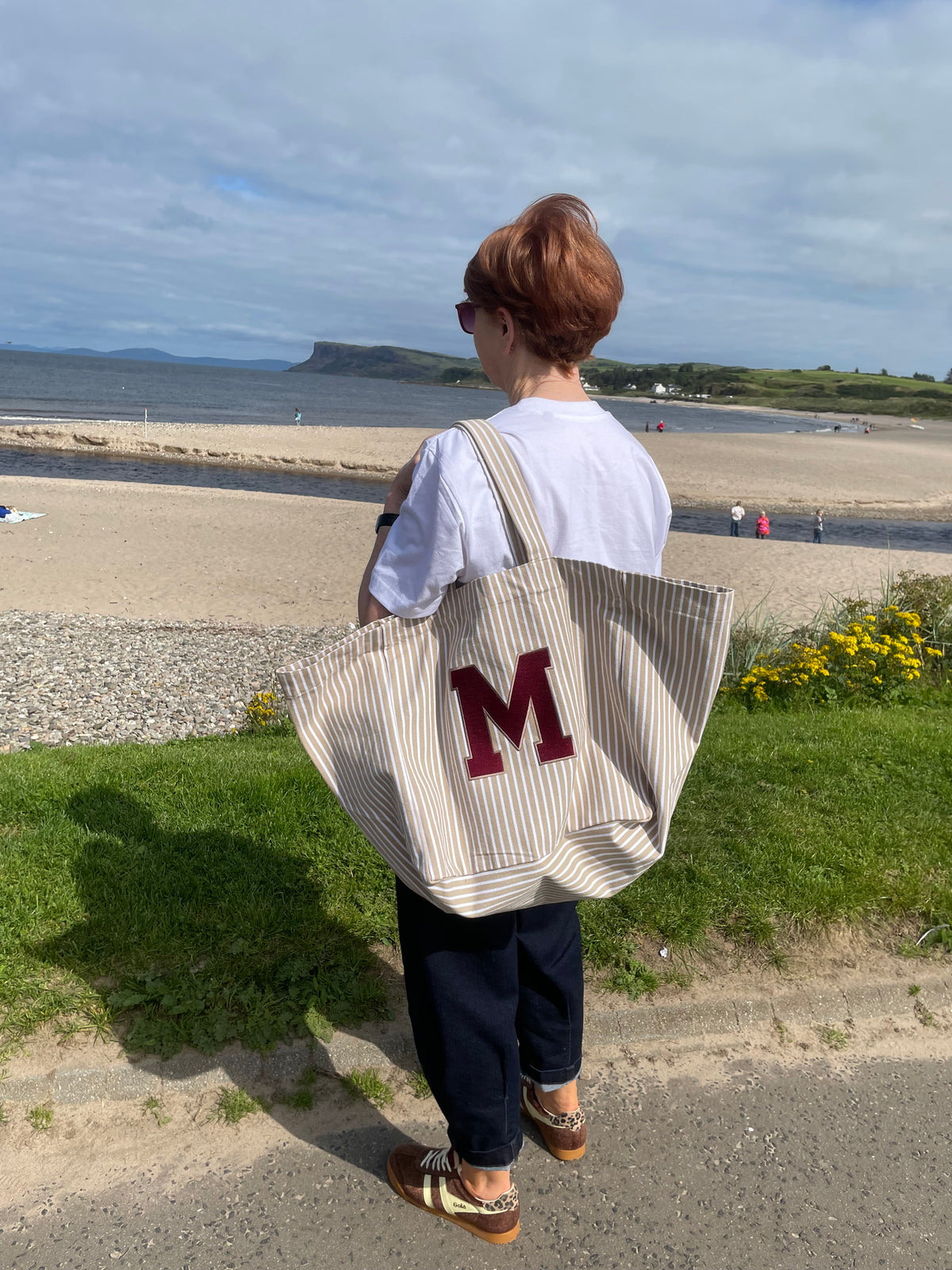 XXL Premium Embroidered Personalised Family Beach Bag