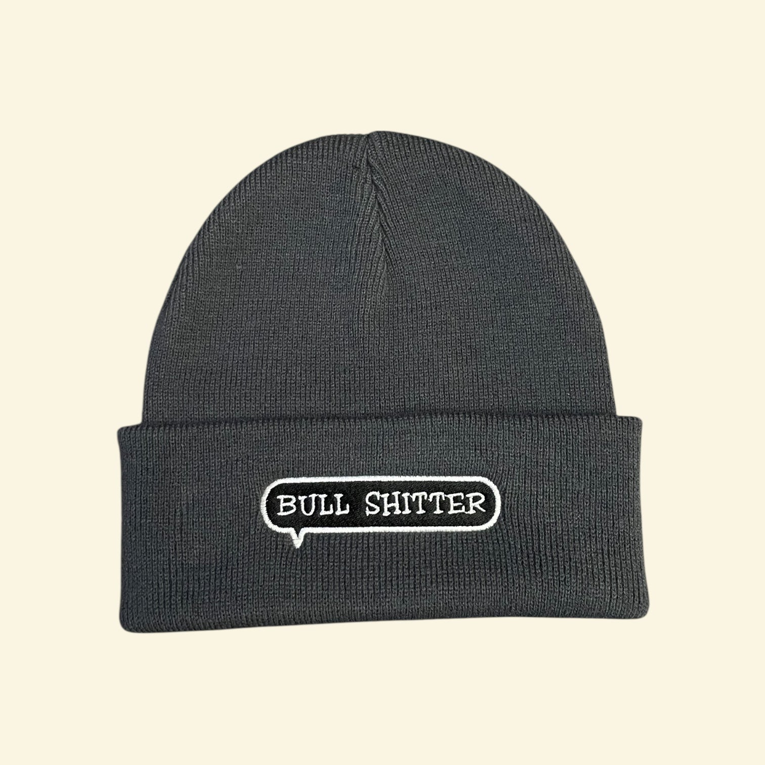 BULL SHITTER Original Cuffed Beanie Slang Hat