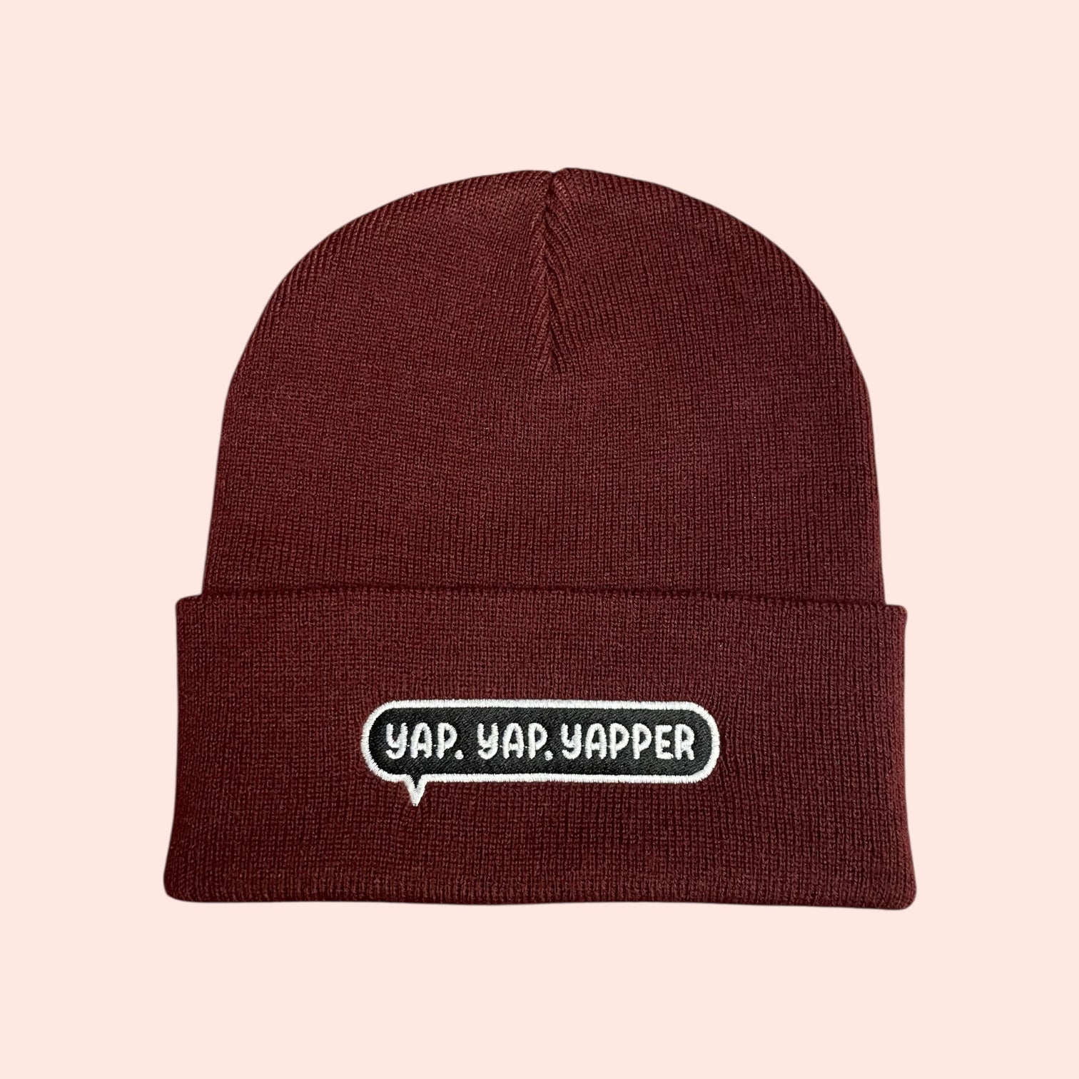 YAP-YAP-YAPPER Original Cuffed Beanie Slang Hat