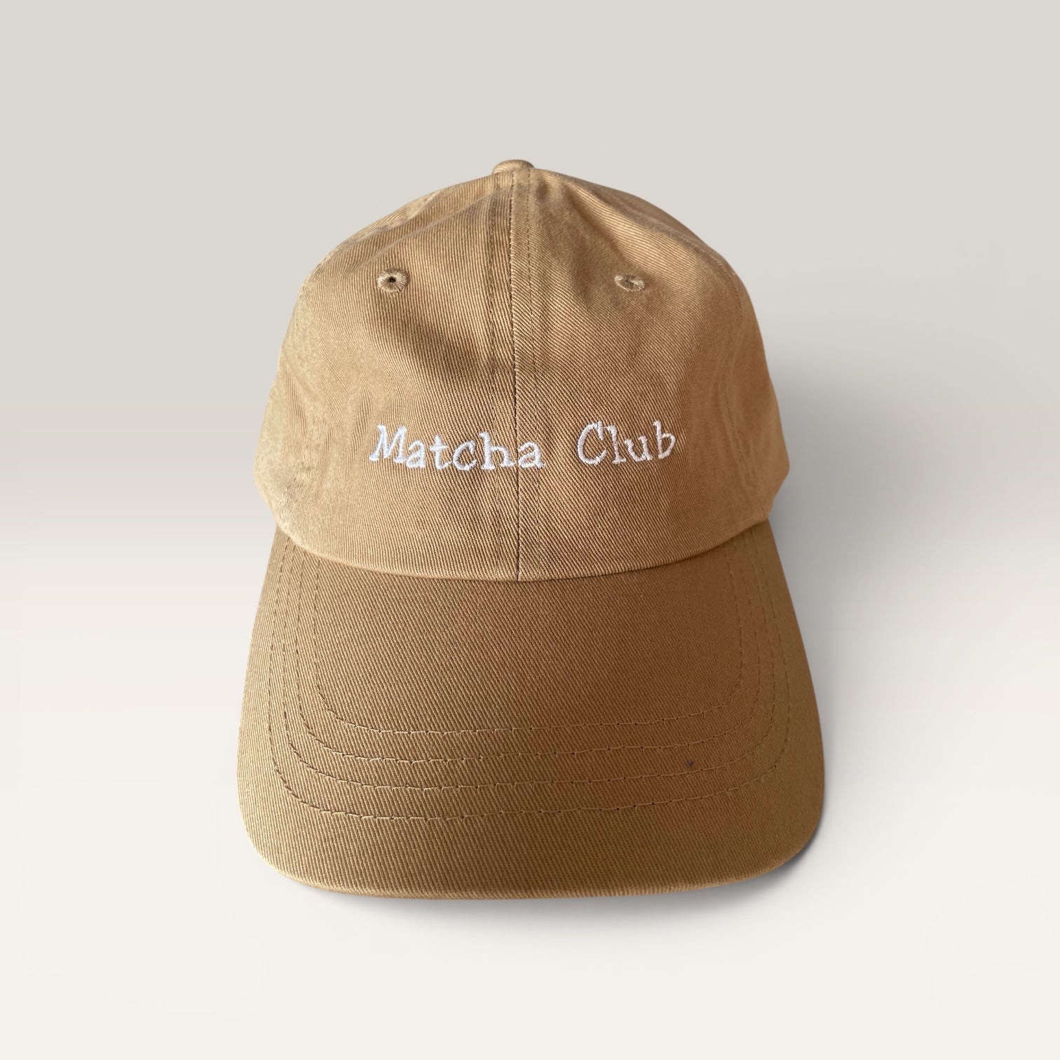‘Matcha Club’ Low profile dad style cap
