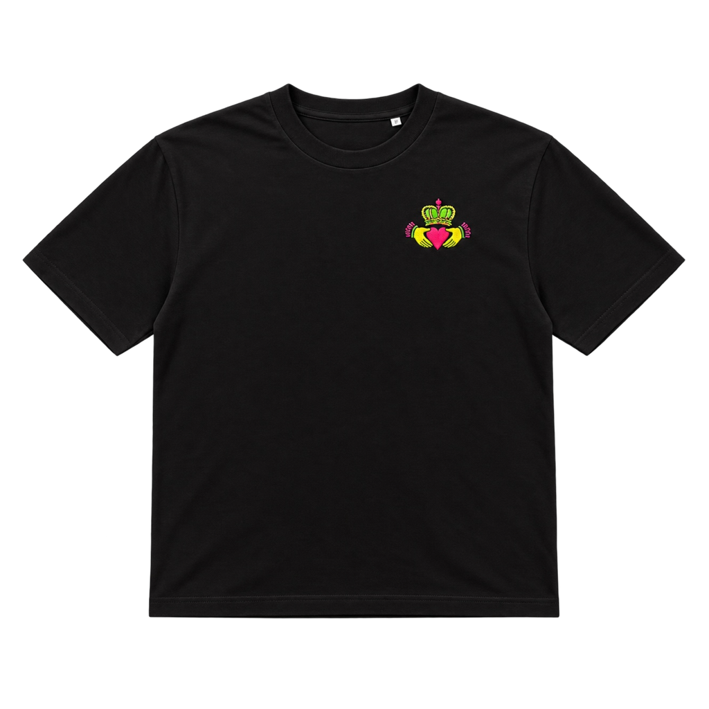 Neon Claddagh Oversized T-Shirt