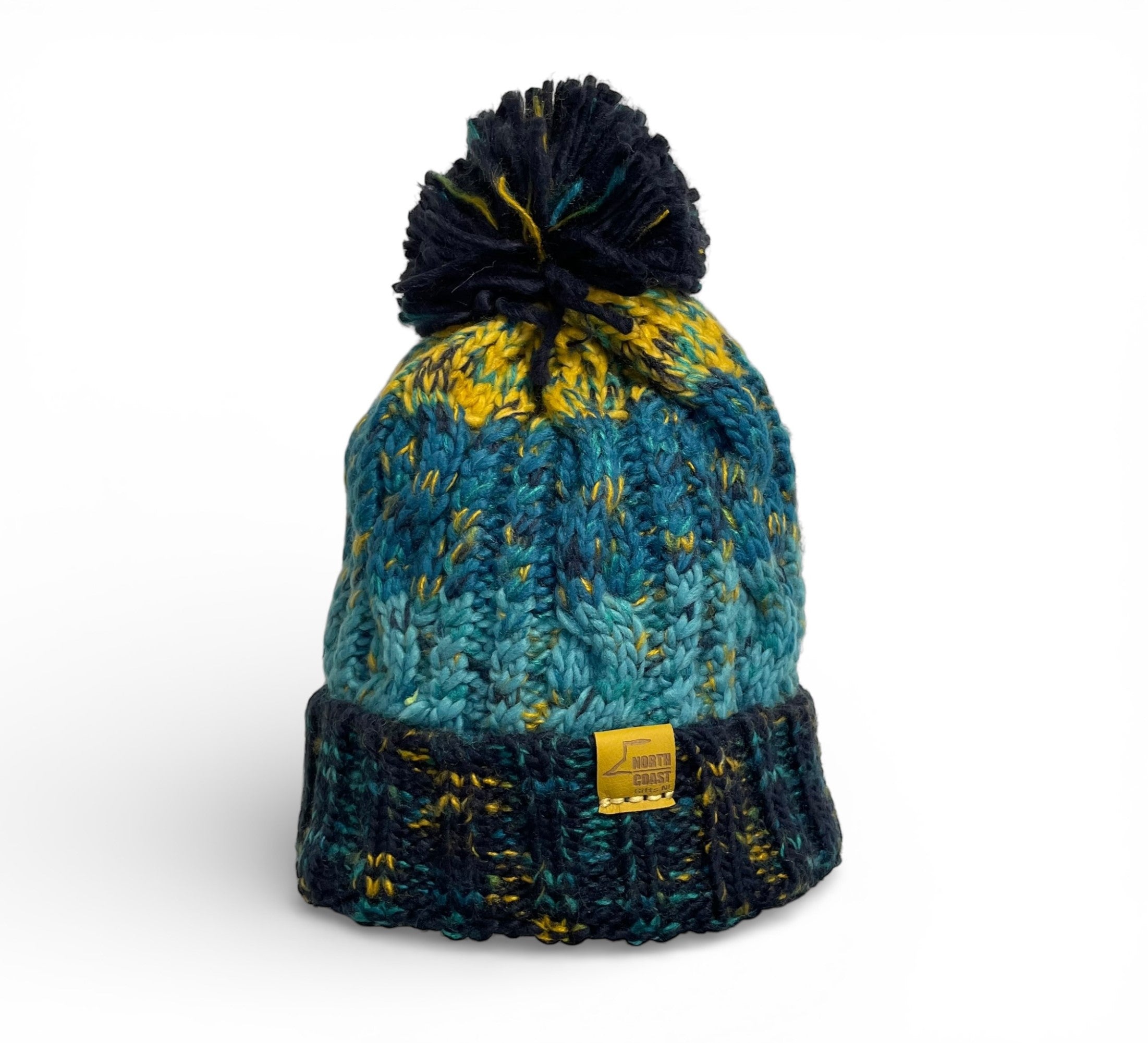 Chunky Marine Bobble Beanie