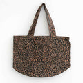 Leopard Print Canvas Shopper - Personalised Initials