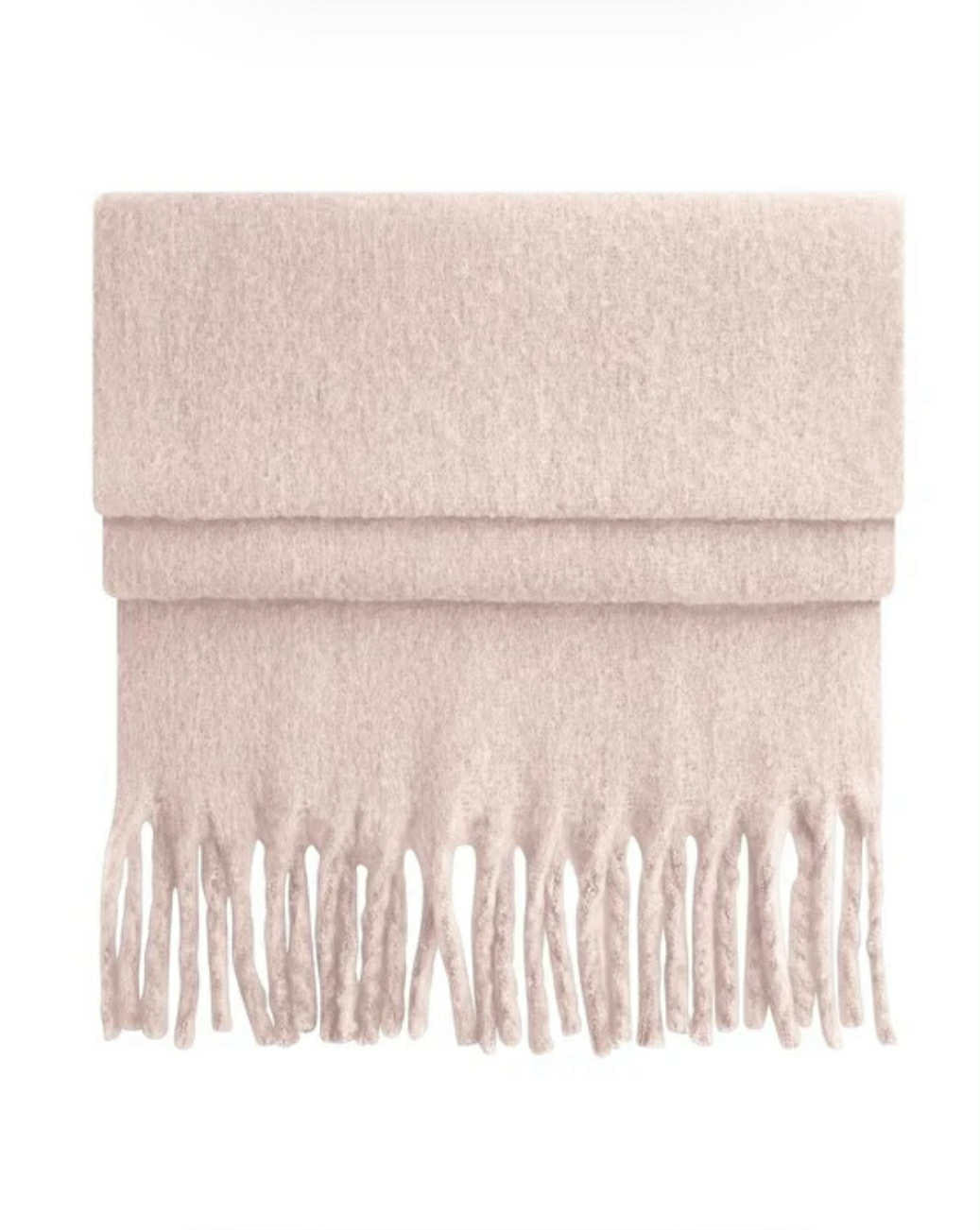 Fluffy Plain Oversized Scarf