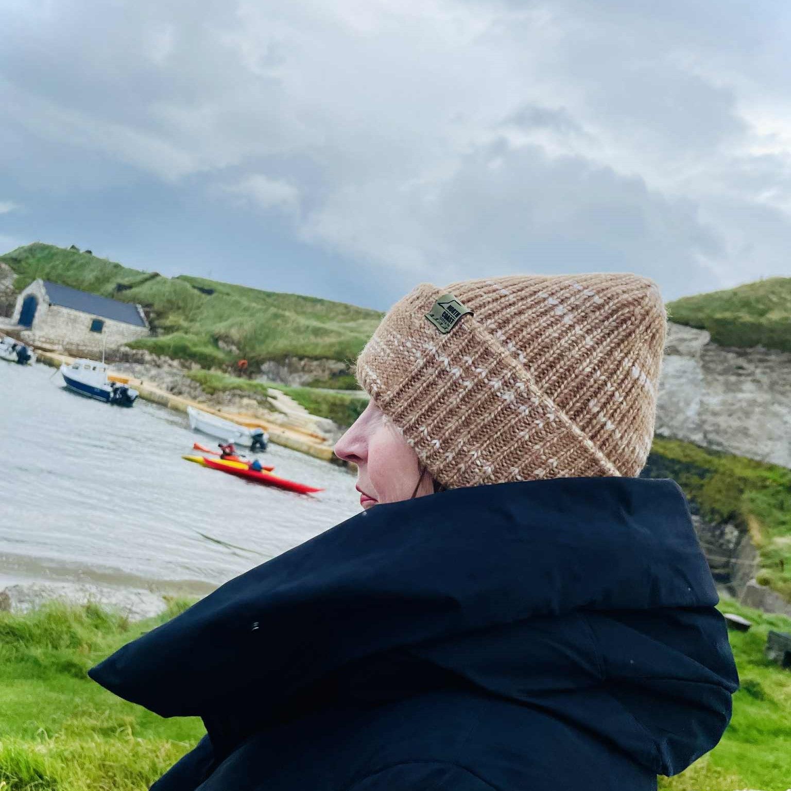 Heavyweight Multi-yarn beanie Espresso