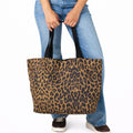Leopard Print Carryall tote bag - Personalised Initals