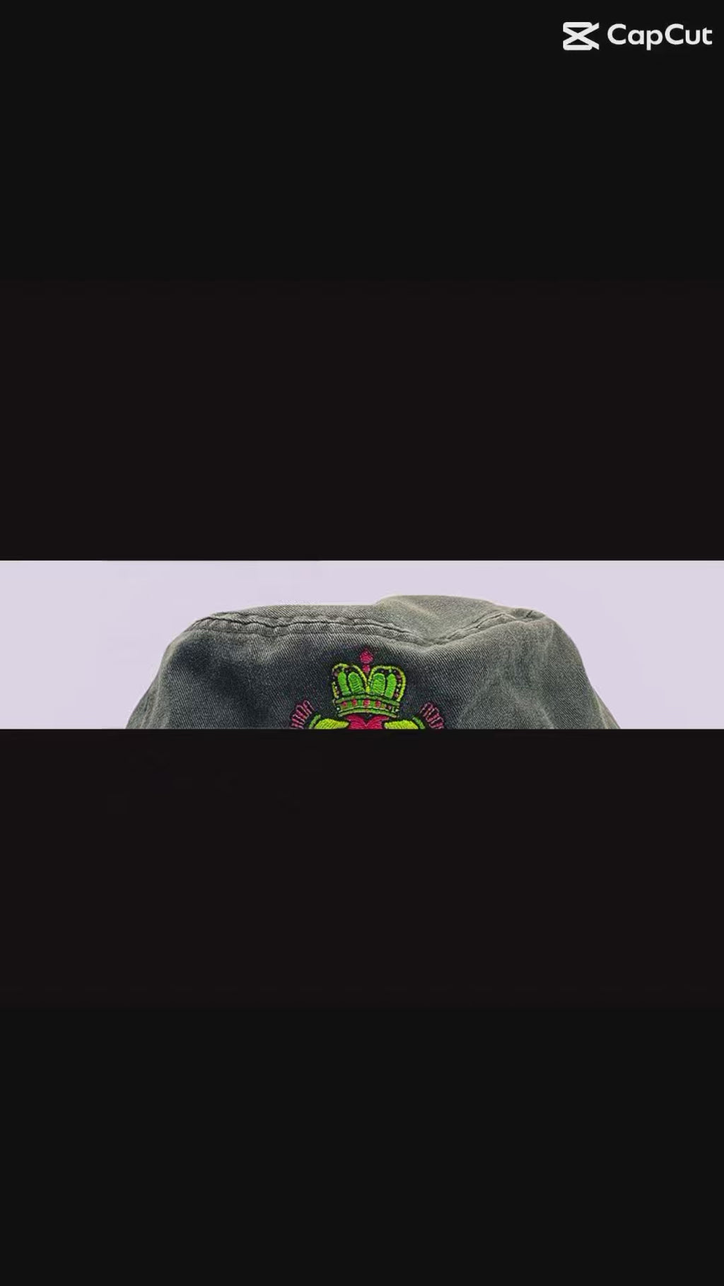 Adult- Cord ‘Neon Claddagh’ Cap