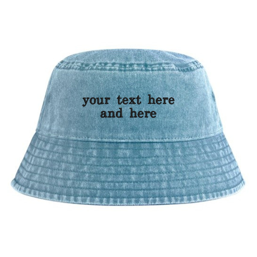 Personalised Slogan Bucket Hat